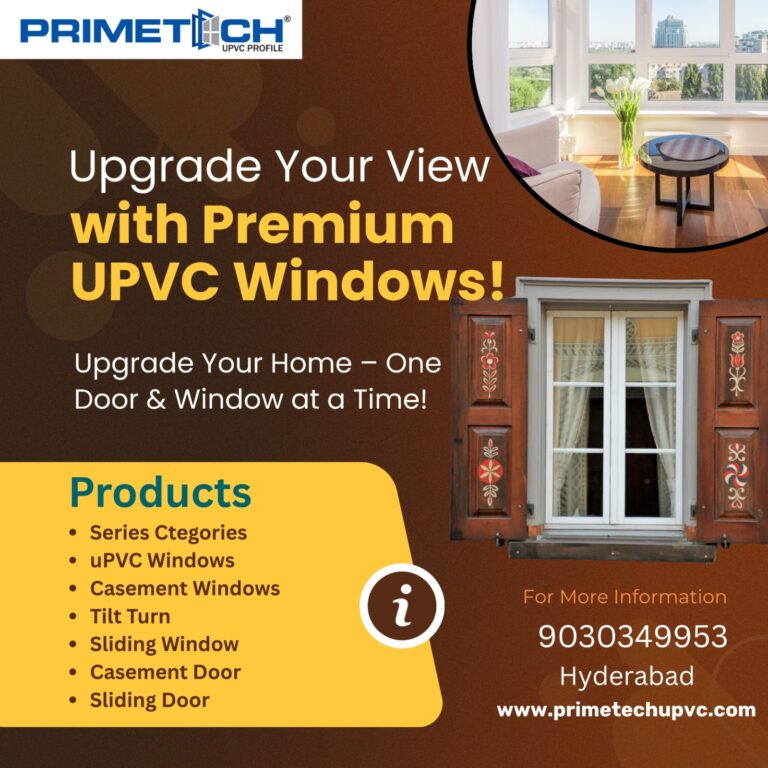 Low-maintenance UPVC profiles for commercial spaces Hyderabad