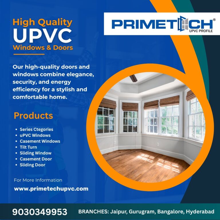Benefits of Installing uPVC Casement Windows in Jaipur