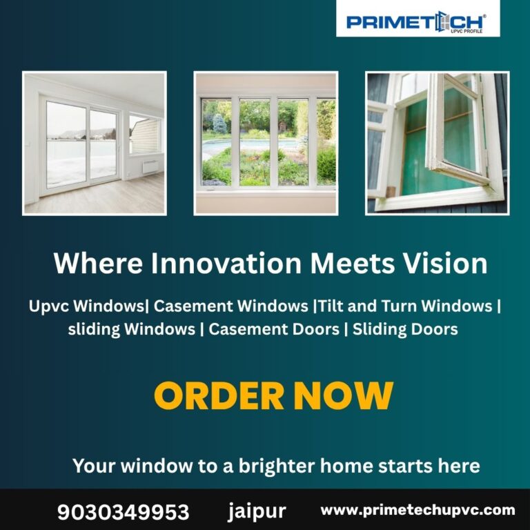 Choosing Between Sliding and Casement uPVC Windows in Jaipur