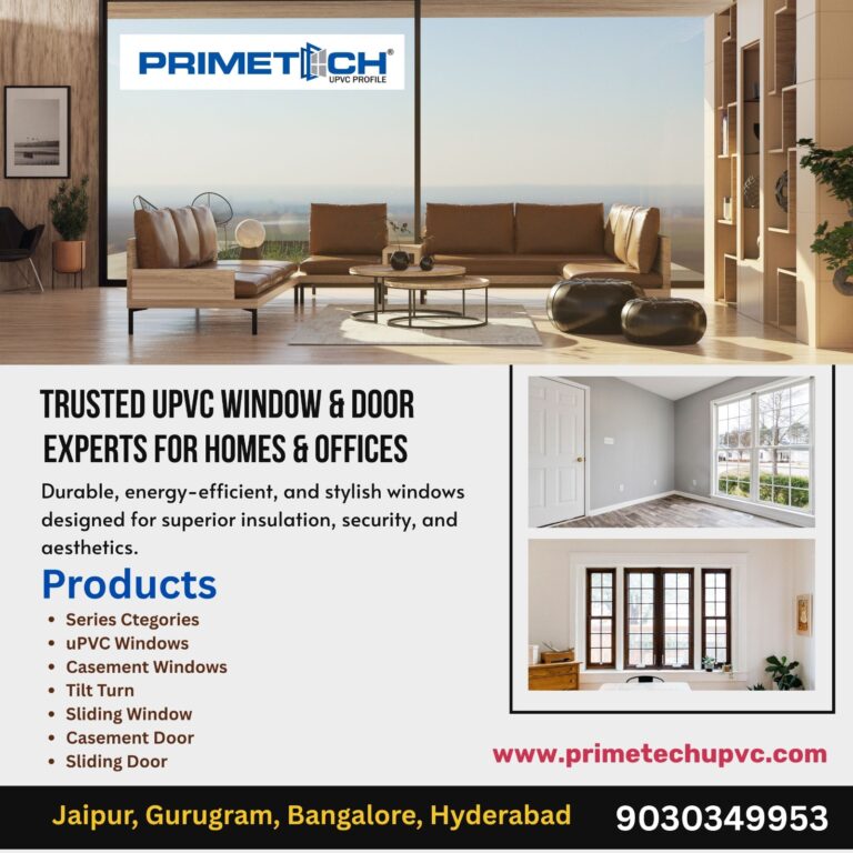 7 Reasons Why Gurugram Builders Prefer uPVC Over Wood or Aluminium