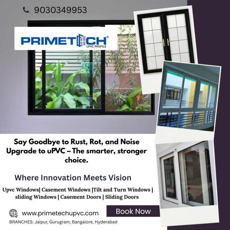 Stylish uPVC Sliding Windows Perfect for Gurugram Apartments