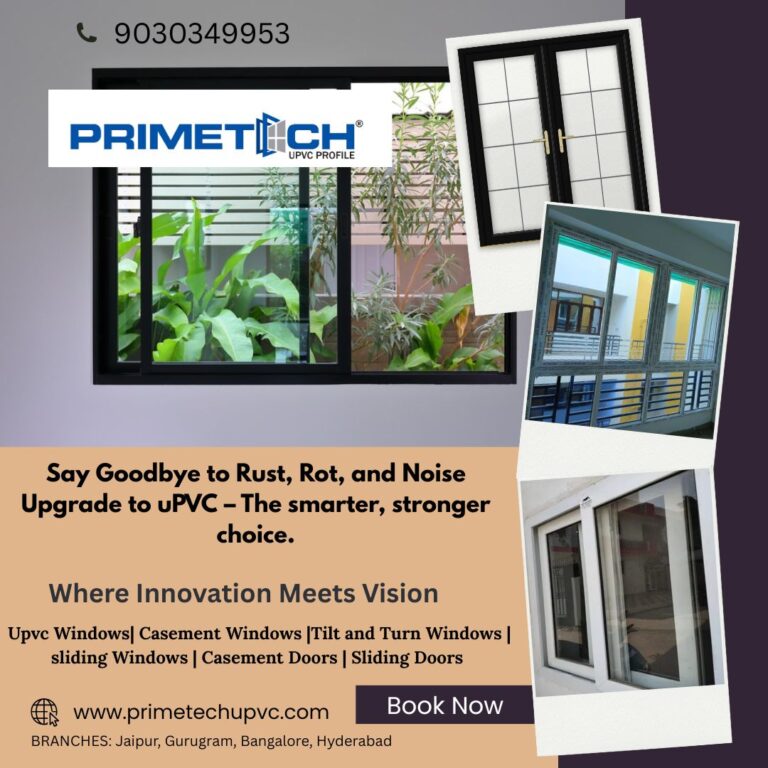 UPVC frames with multi-lock systems Bangalore