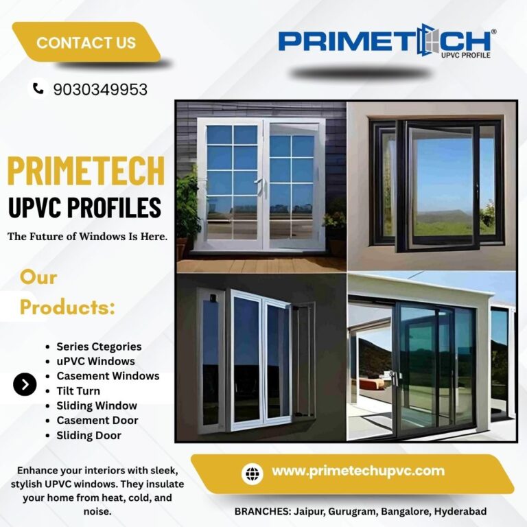Premium UPVC Profiles for Commercial Construction Projects in Gurugram