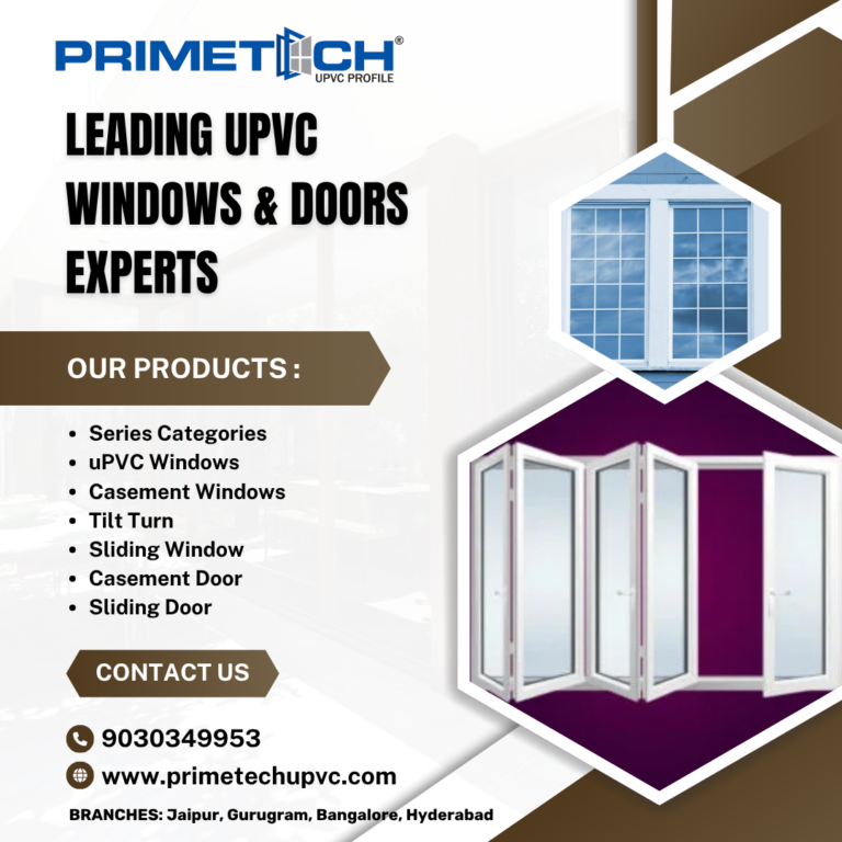 Termite-Proof UPVC Doors for Homes in Gurugram | PrimeTech UPVC