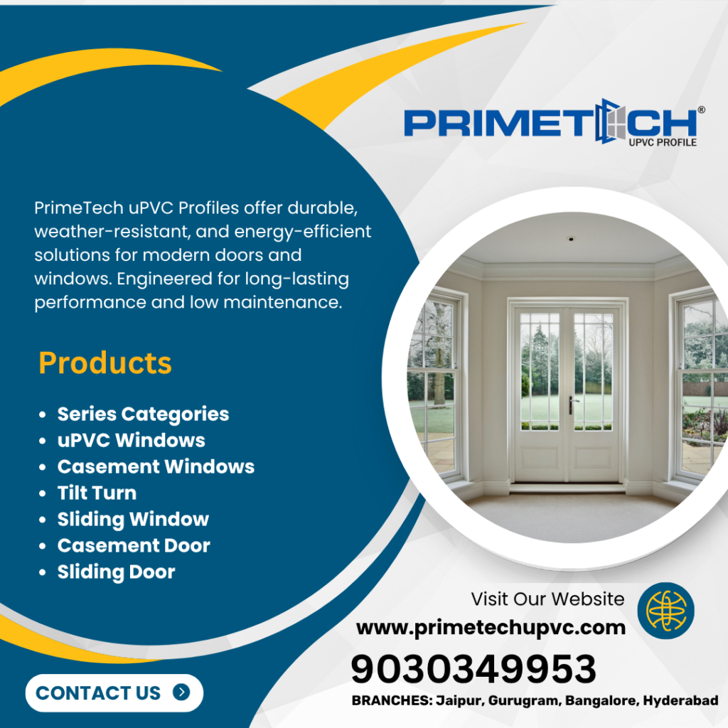 UPVC window installation Gurugram | PrimeTech UPVC