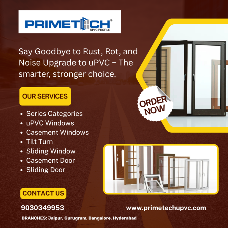 Weather-resistant UPVC doors for villas Hyderabad