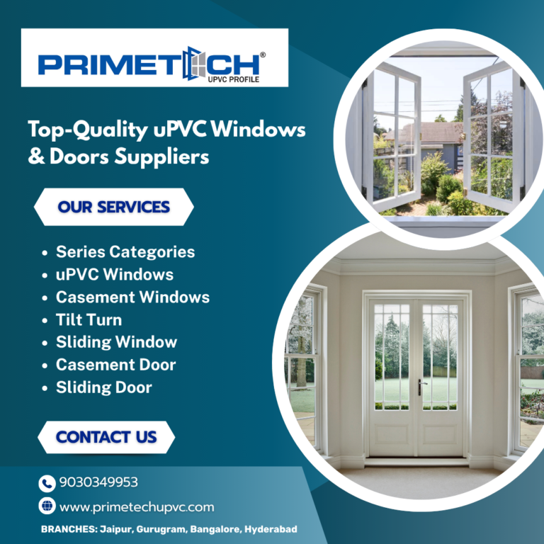 UPVC door profiles Hyderabad | PrimeTech UPVC