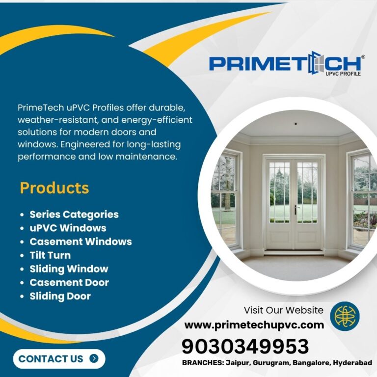 UPVC window installation Gurugram | PrimeTech UPVC