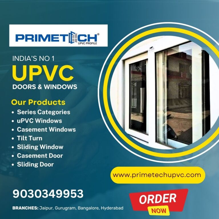 Best Quality UPVC Frames for Villas in Gurugram | PrimetechUPVC