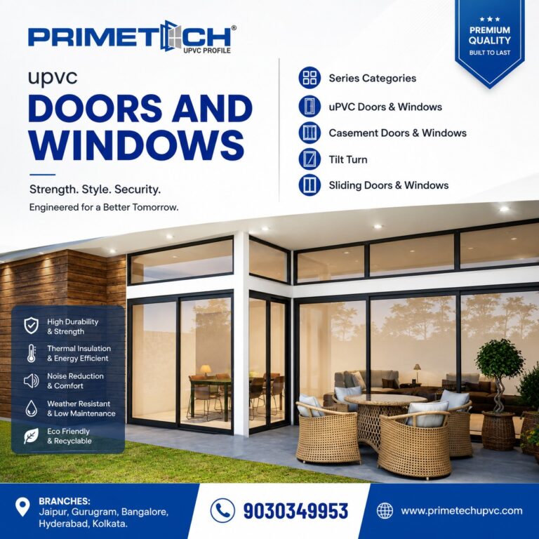 Termite-Proof UPVC Frames Suppliers in Jaipur | Durable Solutions by PRIMETECH