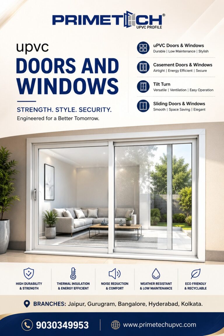 UPVC Casement Window Dealers in Hyderabad | Premium Window Solutions by PRIMETECH