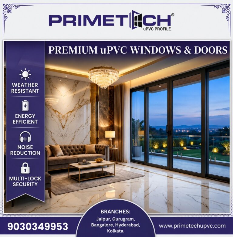 Premium uPVC Doors and Windows Suppliers in Bangalore | PRIMETECH
