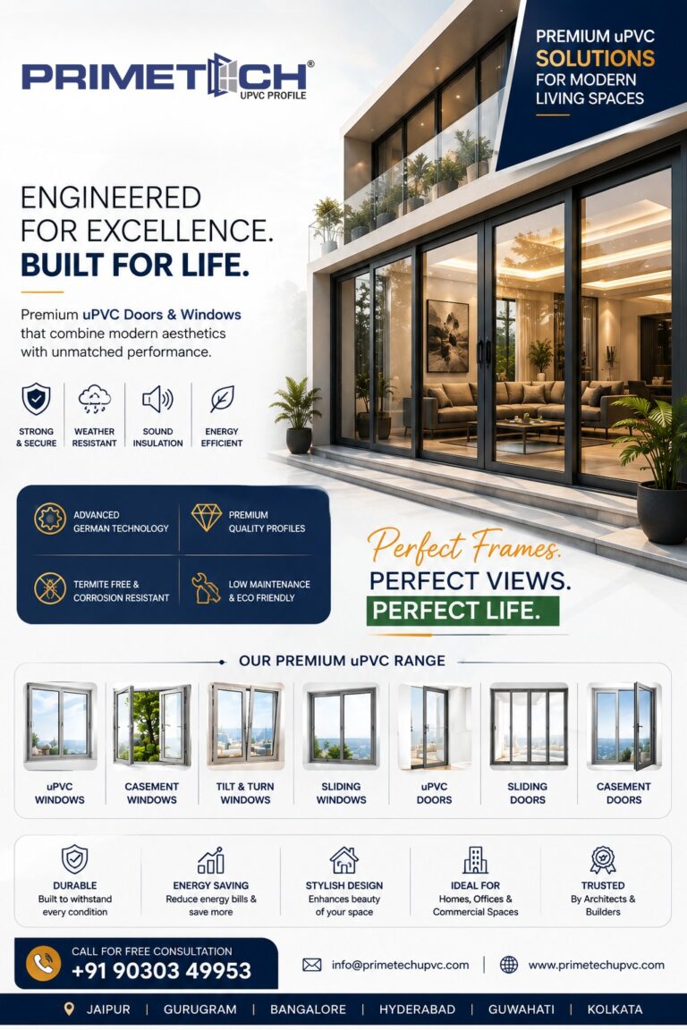 Affordable uPVC Sliding Windows in Gurugram | PRIMETECH